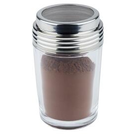 mesh shaker 200 ml glass stainless steel Ø 65 mm H 120 mm product photo