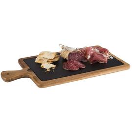 serving board black brown 330 mm x 200 mm H 20 mm product photo  S
