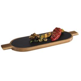 serving board black brown 500 mm x 150 mm H 20 mm product photo  S