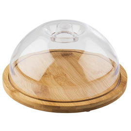 wooden tray with hood round Ø 205 mm H 100 mm product photo