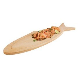 buffet board FISCH wood 760 mm  x 230 mm  H 25 mm product photo