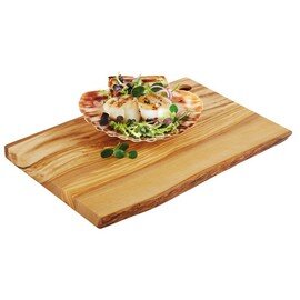 serving board OLIVE wood  L 350 mm  B 240 mm  H 20 mm product photo