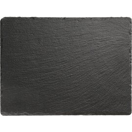 natural slate platter natural slate black  L 265 mm  B 205 mm  H 5 mm product photo