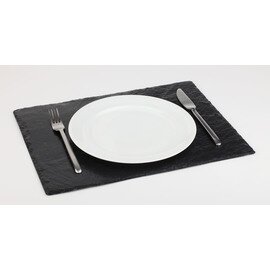 natural slate platter natural slate black  L 450 mm  B 300 mm  H 7 mm product photo