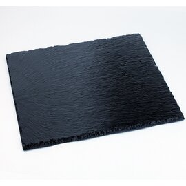 natural slate platter set of 4 natural slate black square 100 mm  x 100 mm  H 7 mm product photo