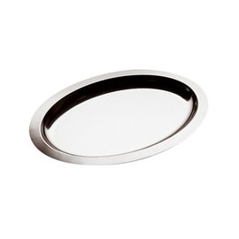 tray deep FINESSE stainless steel oval  L 600 mm  x 410 mm  H 26 mm product photo