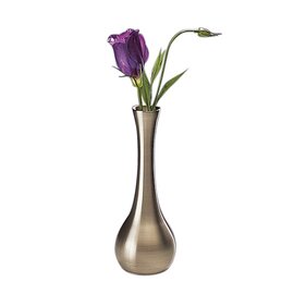 vase die-cast zinc silver coloured  Ø 65 mm  H 180 mm product photo