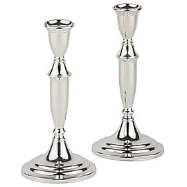 candelabre CLASSIC 1-flame metal  Ø 100 mm  H 205 mm | 2 pieces product photo