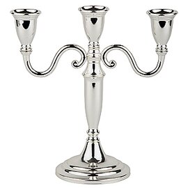 candelabre CLASSIC 3-flame metal  H 225 mm product photo