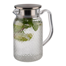 juice pitcher plastic with lid 1000 ml product photo  S