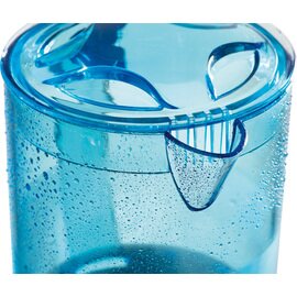 jug ICEBLUE plastic MS with lid blue transparent 2000 ml H 260 mm product photo  S