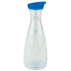 carafe|jug plastic polycarbonate with lid blue 1600 ml H 30 mm product photo
