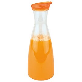 carafe|jug plastic polycarbonate with lid orange 1600 ml H 30 mm product photo