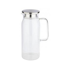 glass carafe glass with lid 1500 ml H 260 mm product photo  L