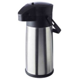 vacuum pump jug BUDGET 2.2 ltr stainless steel stainless steel insert pressure cap  H 325 mm product photo