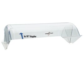 rolltop hood GN 1/1 plastic transparent  L 530 mm with handles  B 325 mm  H 190 mm product photo