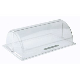 rolltop hood  SUNDAY polycarbonate transparent L 540 mm x 340 mm H 190 mm product photo