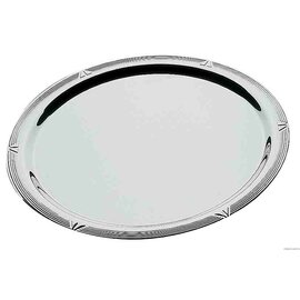 meat serving platter|vegetable plate PROFI LINE stainless steel shiny Ø 320 mm  H 26 mm product photo