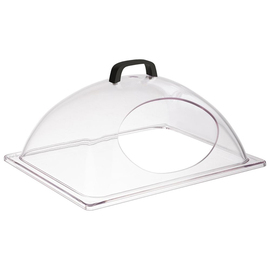 dome hood with front neckline GN 1/2 SAN H 170 mm product photo