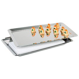 cooling box GN 1/1 SUNDAY 3-part bowl|tray|accumulator stainless steel  L 530 mm  B 325 mm  H 50 mm product photo