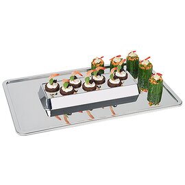 buffet tray GN 1/1 stainless steel  L 530 mm  B 325 mm  H 35 mm product photo