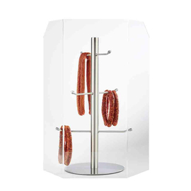 hygiene protection pretzel stand|sausage stand L 150 mm H 500 mm product photo