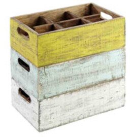 table caddy Vintage yellow  L 270 mm  B 170 mm  H 100 mm product photo