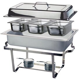 chafing dish GN 1/1 TRIO removable lid  L 610 mm  H 290 mm product photo