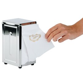 napkin dispenser rectangular | 100 mm x 115 mm H 185 mm product photo