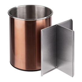cutlery container stainless steel copper rotatable product photo  S