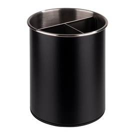 cutlery container stainless steel black rotatable product photo