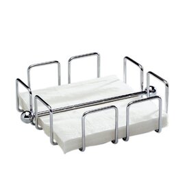 napkin holder WIRE chromed square | 190 mm x 190 mm H 65 mm product photo