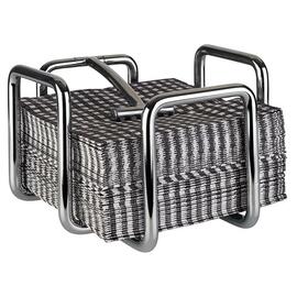 napkin holder metal stainless steel coloured | 145 mm x 145 mm H 100 mm product photo  S
