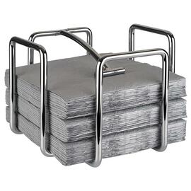 napkin holder metal stainless steel coloured | 185 mm x 185 mm H 140 mm product photo  S