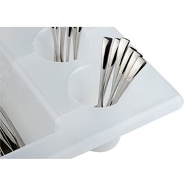 cutlery tray GN 1/1 white 6 compartments  L 530 mm  H 100 mm product photo