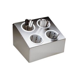 cutlery container 4 compartments  Ø 100 mm  L 300 mm  H 200 mm product photo