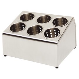 cutlery container 6 compartments  Ø 100 mm  L 375 mm  H 200 mm product photo