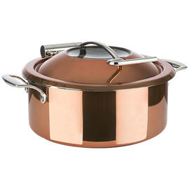chafing dish ORBIT set 4-part stainless steel copper coloured suitable for induction product photo