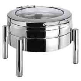 chafing dish PREMIUM hinged lid glass lid 6 ltr  L 540 mm  H 330 mm product photo