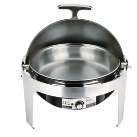 electric roll top chafing dish ELITE roll top chafing dish 230 volts 760-900 watts 6.8 ltr  Ø 450 mm  H 450 mm product photo
