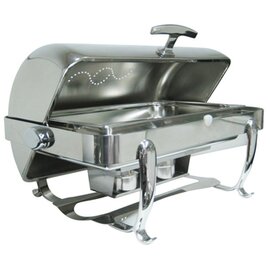 chafing dish GN 1/1 ROYAL roll top chafing dish 9 ltr  L 660 mm  H 430 mm product photo