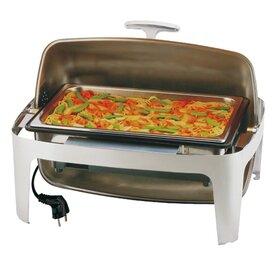 electric roll top chafing dish GN 1/1 ELITE roll top chafing dish 230 volts 760-900 watts 11 ltr  L 670 mm  H 450 mm product photo