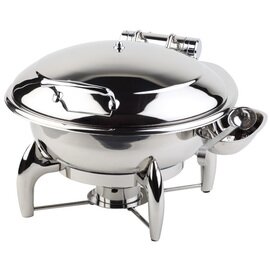 chafing dish GLOBE removable lid hinged lid 6 ltr  Ø 350 mm  L 500 mm  H 340 mm product photo  S