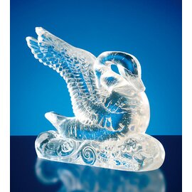 Ice sculpture &quot;Swan&quot;, 24 x 30 x 7,5 cm, plastic product photo