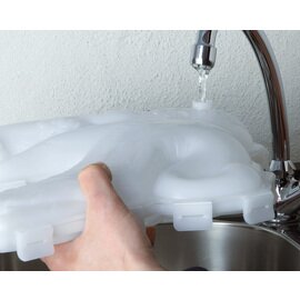 Ice sculpture &quot;Swan&quot;, 24 x 30 x 7,5 cm, plastic product photo  S