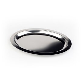 tray deep FINESSE stainless steel oval  L 500 mm  x 360 mm  H 26 mm product photo