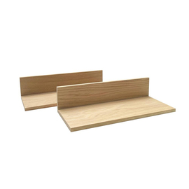 Insert for GN 1/2 wooden box, set of 2 oak wood (oiled), suitable for VALO GN 1/2 wooden box 10.5 x 24 cm H 6 cm product photo