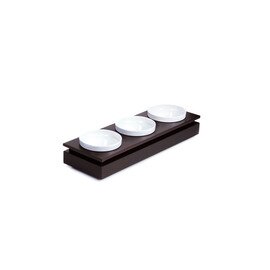 bowl board S 6-part plastic white wenge coloured  L 530 mm  B 176 mm  H 85 mm product photo