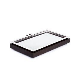 cooling plate GN 1/1 Set 1 base|tray|accumulator stainless steel wood wenge coloured  L 530 mm  B 235 mm  H 85 mm product photo