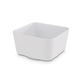 bowl 0.6 ltr 130 mm x 130 mm APS PLUS UNIVERSAL melamine white square H 70 mm product photo